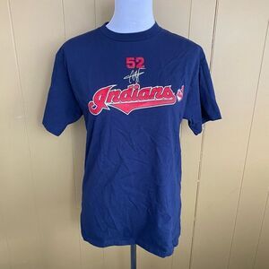 Lee Sport women XL Cleveland Indians Crewneck short sleeve baseball T-shirt